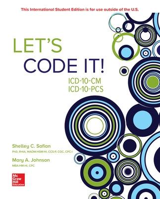 Book cover for ISE Let's Code It! ICD-10-CM/PCS