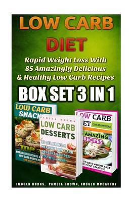 Book cover for Low Carb Diet Box Set 3 in 1