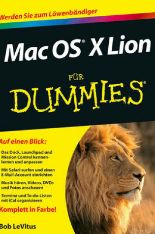 Cover of Mac OS X Lion Fur Dummies