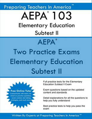 Book cover for AEPA 103 Elementary Education Subtest II