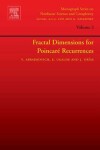 Book cover for Fractal Dimensions for Poincare Recurrences