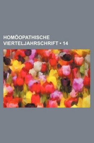 Cover of Homoopathische Vierteljahrschrift (14)