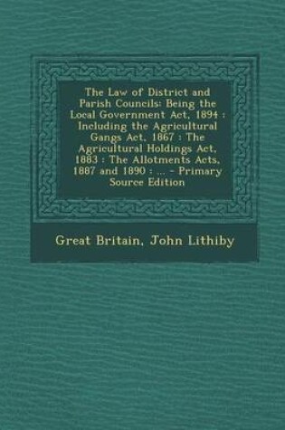 Cover of The Law of District and Parish Councils
