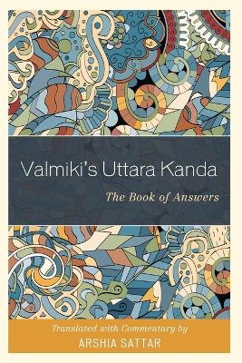 Cover of Valmiki's Uttara Kanda