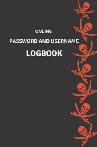 Cover of Online Password and Username Logbook