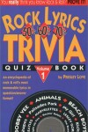 Book cover for Rock Lyrics Trivia