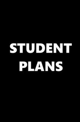 Cover of 2020 Weekly Planner School Theme Student Plans Black White 134 Pages