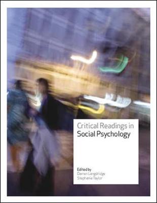 Book cover for Critical Readings in Social Psychology