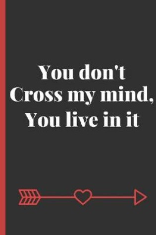 Cover of You don't Cross My Mind, You Live In It
