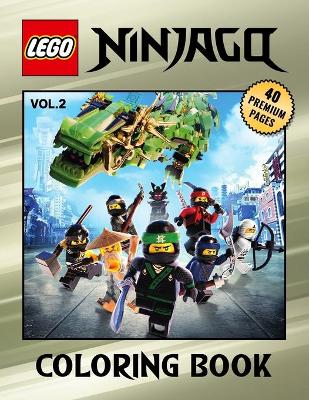 Book cover for Lego Ninjago Coloring Book Vol2
