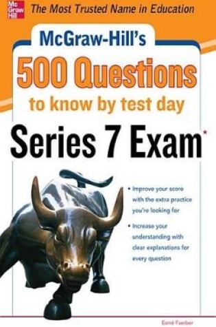 Cover of McGraw-Hill's 500 Series 7 Exam Questions to Know by Test Day