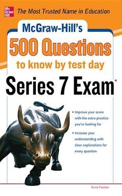 Book cover for McGraw-Hill's 500 Series 7 Exam Questions to Know by Test Day