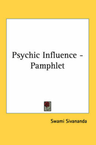 Cover of Psychic Influence - Pamphlet