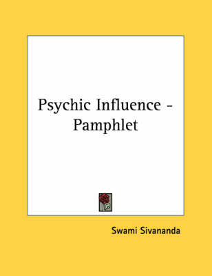 Book cover for Psychic Influence - Pamphlet