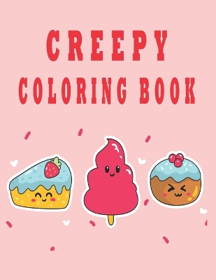 Book cover for Creepy Coloring Book