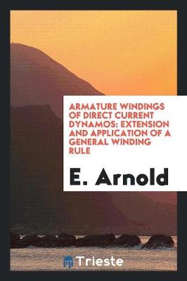 Book cover for Armature Windings of Direct Current Dynamos