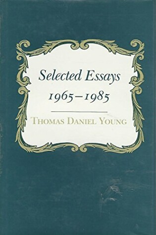 Cover of Selected Essays, 1965-85