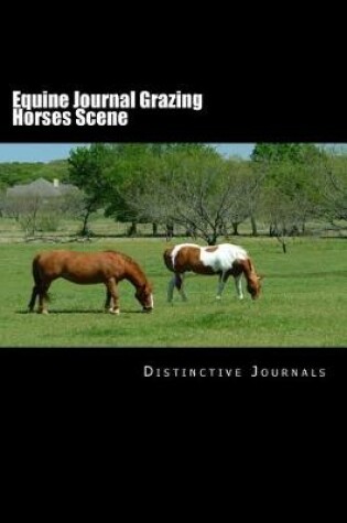 Cover of Equine Journal Grazing Horses Scene