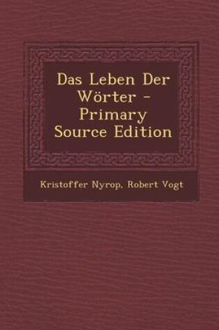 Cover of Das Leben Der Worter