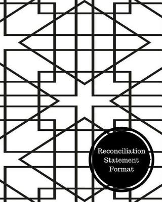 Book cover for Reconciliation Statement Format