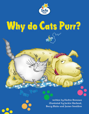 Book cover for Why do cat's purr? Info Trail Competent Book 11