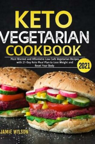Cover of Keto Vegetarian Cookbook 2021