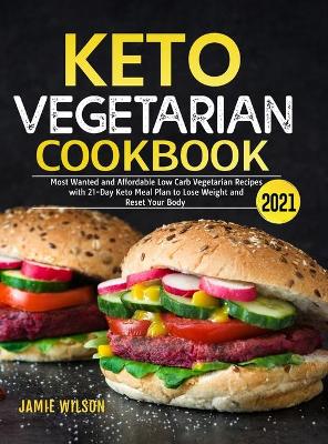 Book cover for Keto Vegetarian Cookbook 2021