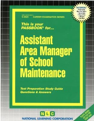 Book cover for Assistant Area Manager of School Maintenance