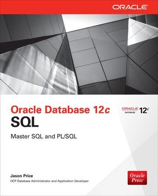 Book cover for Oracle Database 12c SQL