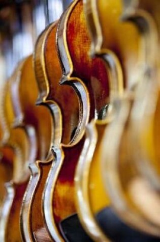 Cover of A Row of Violins Musical Instrument Journal