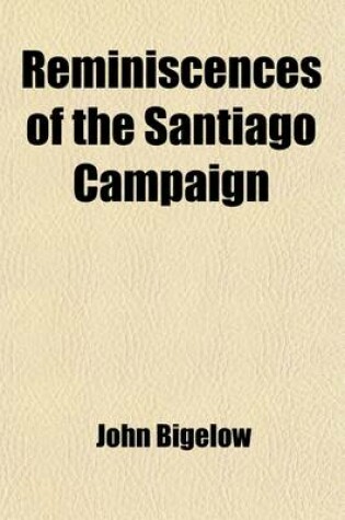 Cover of Reminiscences of the Santiago Campaign