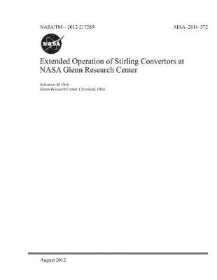 Book cover for Extended Operation of Stirling Convertors at NASA Glenn Research Center