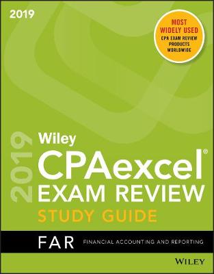Book cover for Wiley CPAexcel Exam Review 2019 Study Guide