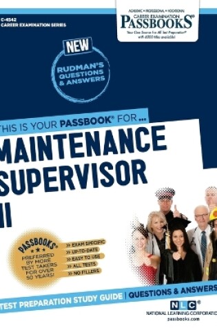 Cover of Maintenance Supervisor II (C-4542)