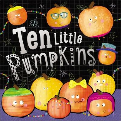 Book cover for Ten Little Pumpkins