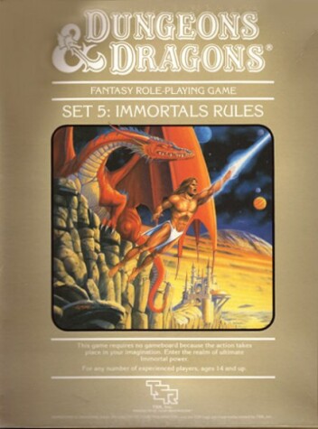 Book cover for Immortals Rules, Dungeon and Dragons Fantasy Role-Playing Game Set 5