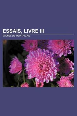 Cover of Essais, Livre III