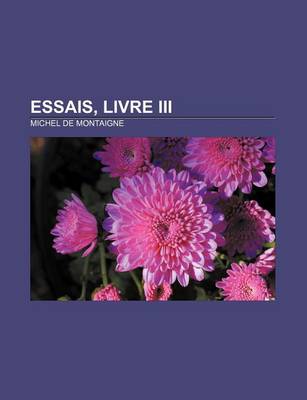 Book cover for Essais, Livre III