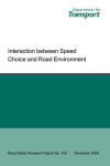 Book cover for Interaction Between Speed Choice and Road Environment