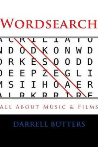 Cover of Wordsearch All about Music & Films
