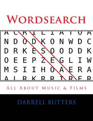 Book cover for Wordsearch All about Music & Films