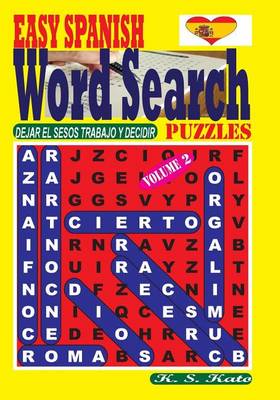 Book cover for EASY SPANISH Word Search Puzzles. Vol. 2