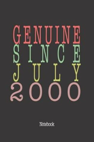 Cover of Genuine Since July 2000