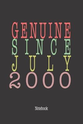 Book cover for Genuine Since July 2000