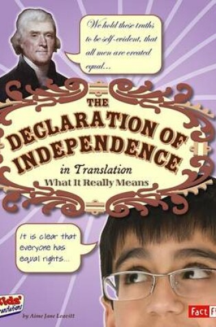 Cover of The Declaration of Independence in Translation