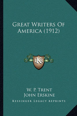 Book cover for Great Writers of America (1912) Great Writers of America (1912)