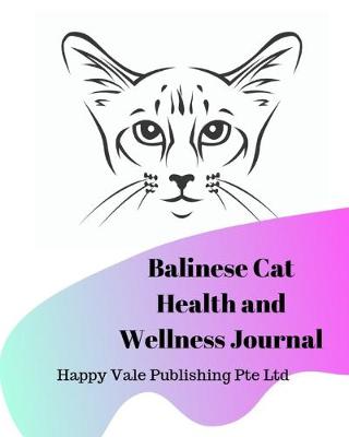 Book cover for Balinese Cat Health and Wellness Journal