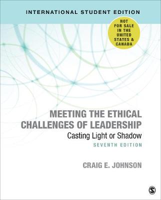 Book cover for Meeting the Ethical Challenges of Leadership - International Student Edition