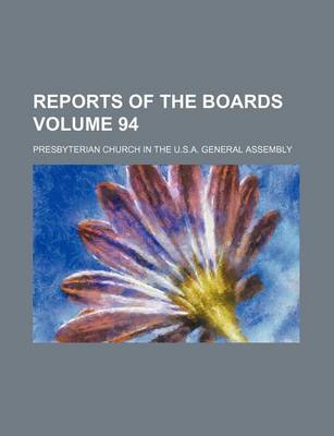 Book cover for Reports of the Boards Volume 94