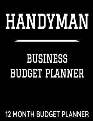 Book cover for Handyman Business Budget Planner